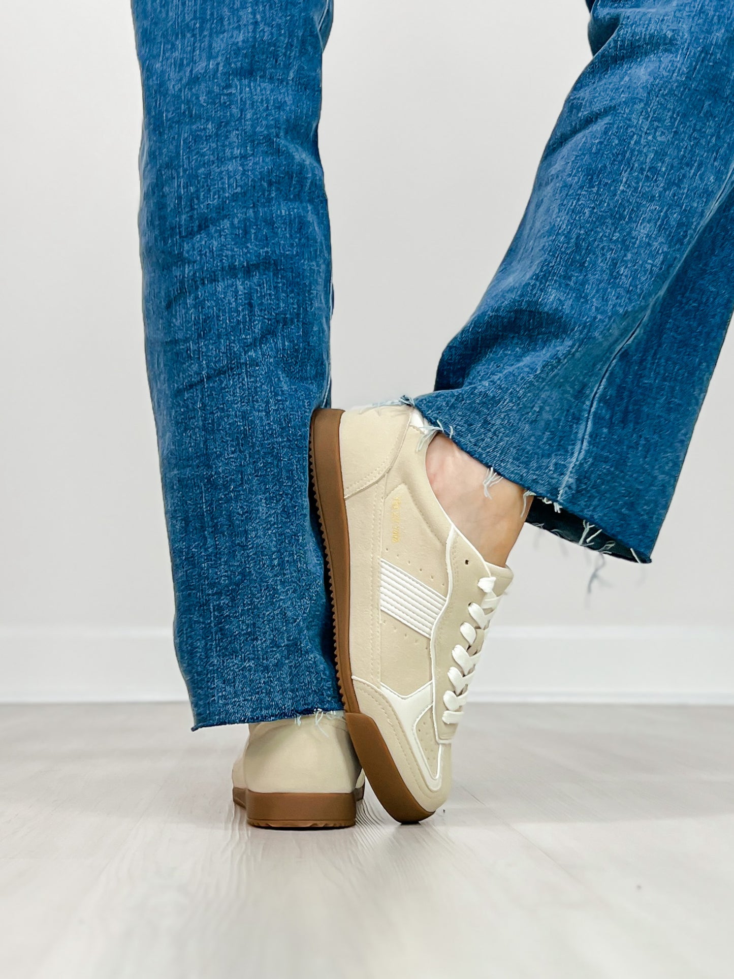 Yellowbox Nurtia Lace Up Sneaker in CREAM