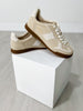Yellowbox Nurtia Lace Up Sneaker in CREAM
