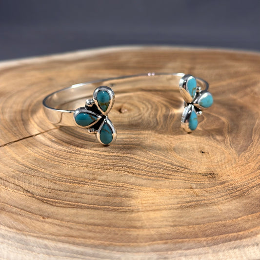 Triple Mini Teardrop Cuff