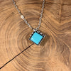 Diamond Ball Single Pendant Necklace