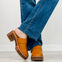 Yellowbox Barker Platform Clog in TAN