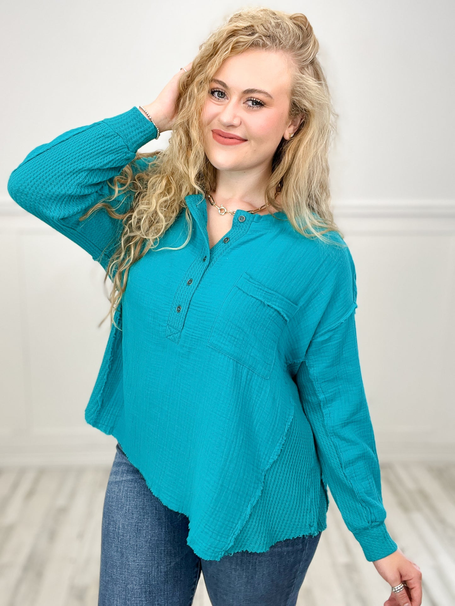 Find Your Passion Henley Top