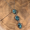 Turquoise Chip Mosaic Pendant Necklace