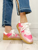 Mia Vesta Sneaker in Pink/Blush/White