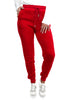 High Waisted Solid Knit Jogger Pants