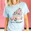 Tis The Season Pink Christmas Tree Graphic Tee