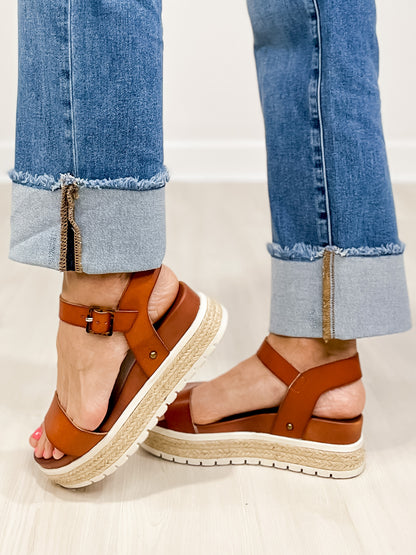 Risen LINDY High Rise Straight Cuffed Relaxed Jeans