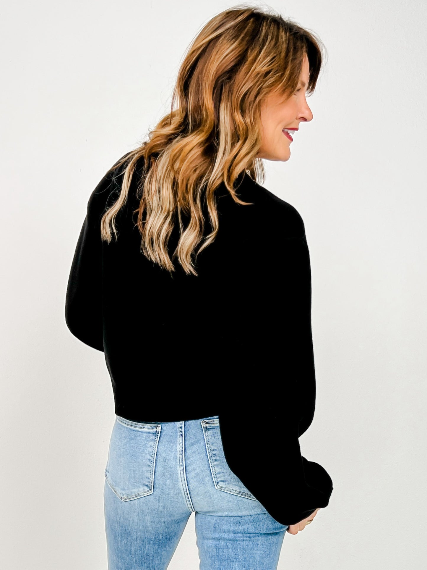 Queen of Sparkles Black Rainbow Skeleton Button Up Cardigan