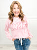 It Must Have Been Love Ribbed Long Sleeve LOVE Top