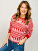Christmas Themed Long Sleeve Sweater