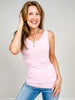 Reversible V or U Neckline Seamless LONG Tank Compression in Pink