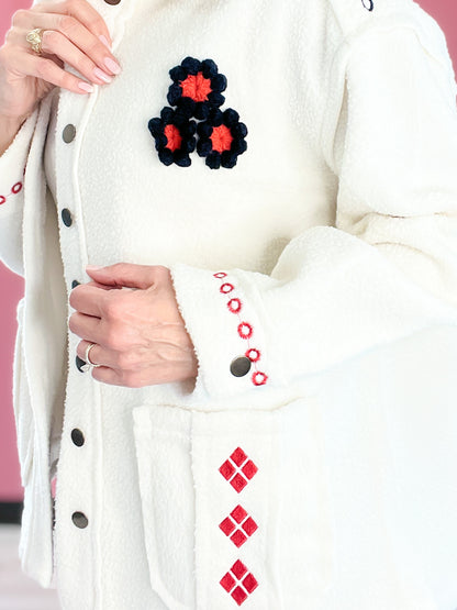 Can't Take My Eyes Off You Sherpa Jacket