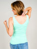Reversible V or U Neckline Seamless LONG Tank Compression in Mint