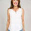 The Essential Raw Edge Cotton Tank - GRP B