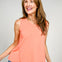 The Essential Raw Edge Cotton Tank - GRP B