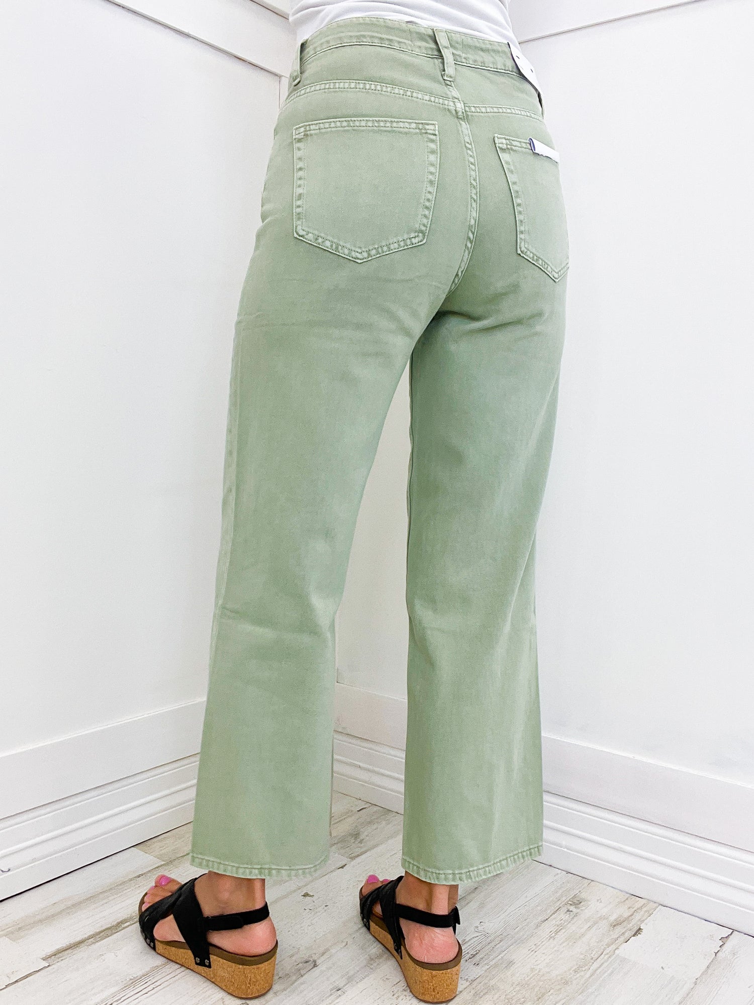 Sage Green Light Green Jeans Womens Yunosti Sage Green