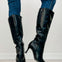 Elegant Stiletto Pointed-Toe Boots in Black