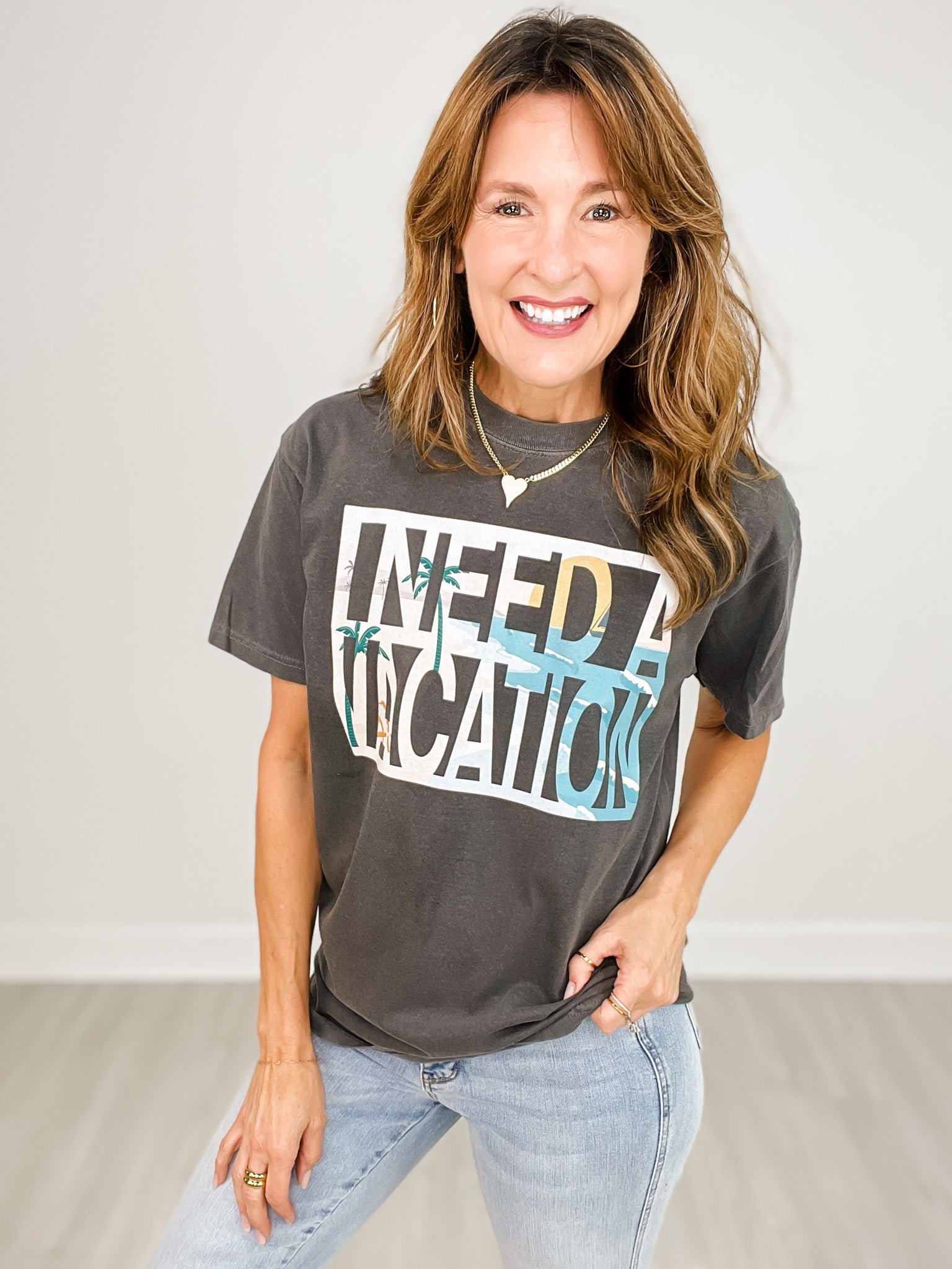 I Need A Vacation Graphic Tee