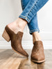 Corkys Toe Tapper Boot Mules in Cognac