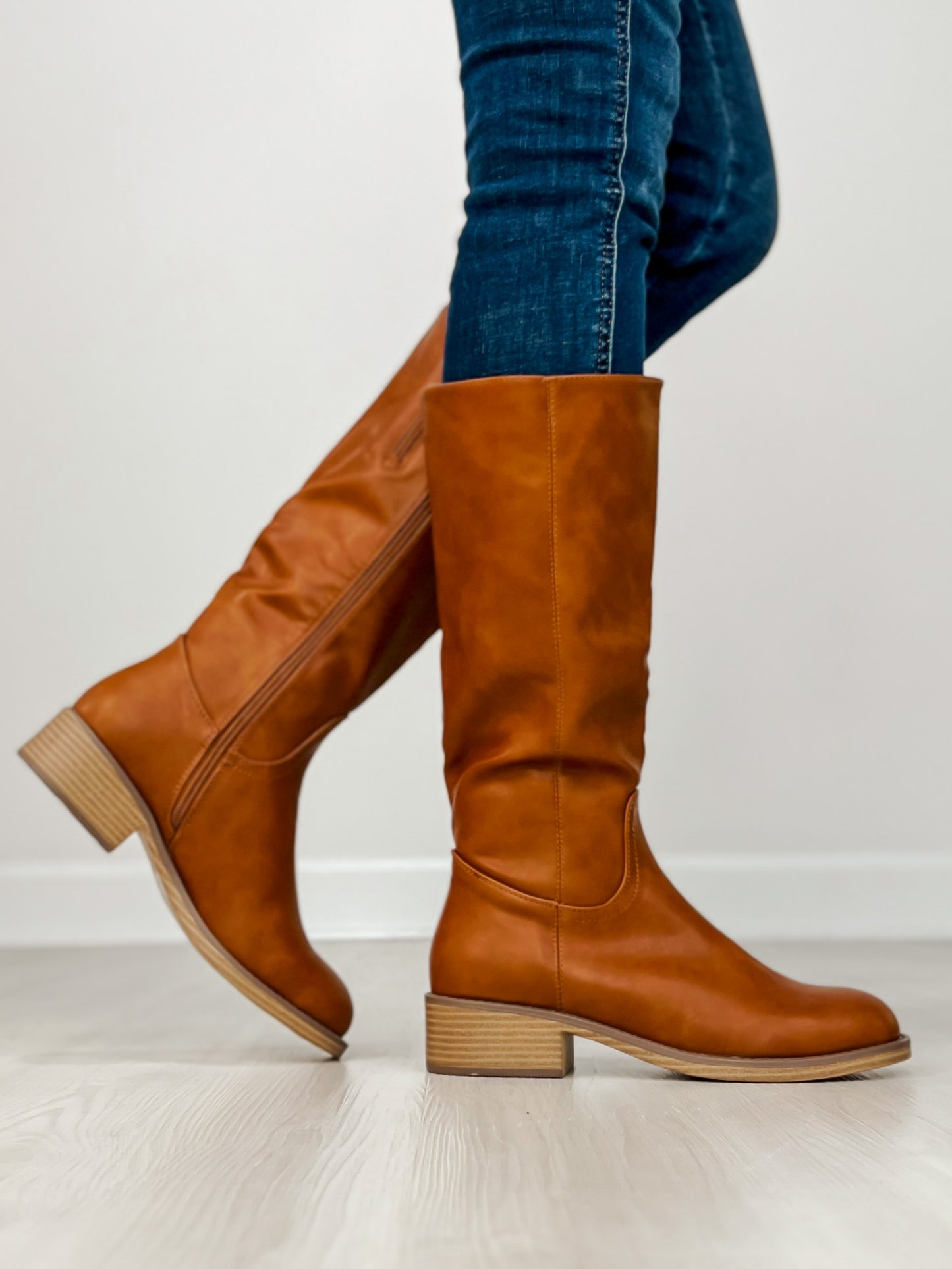 Pierre Dumas Paula Tall Boots in NEW TAN