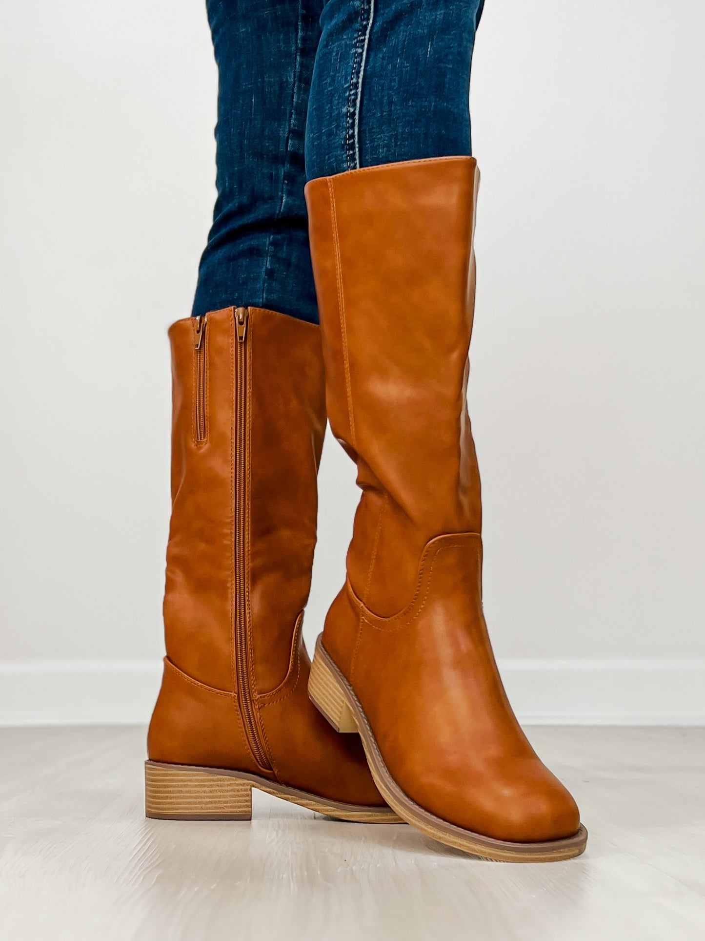 Pierre Dumas Paula Tall Boots in NEW TAN