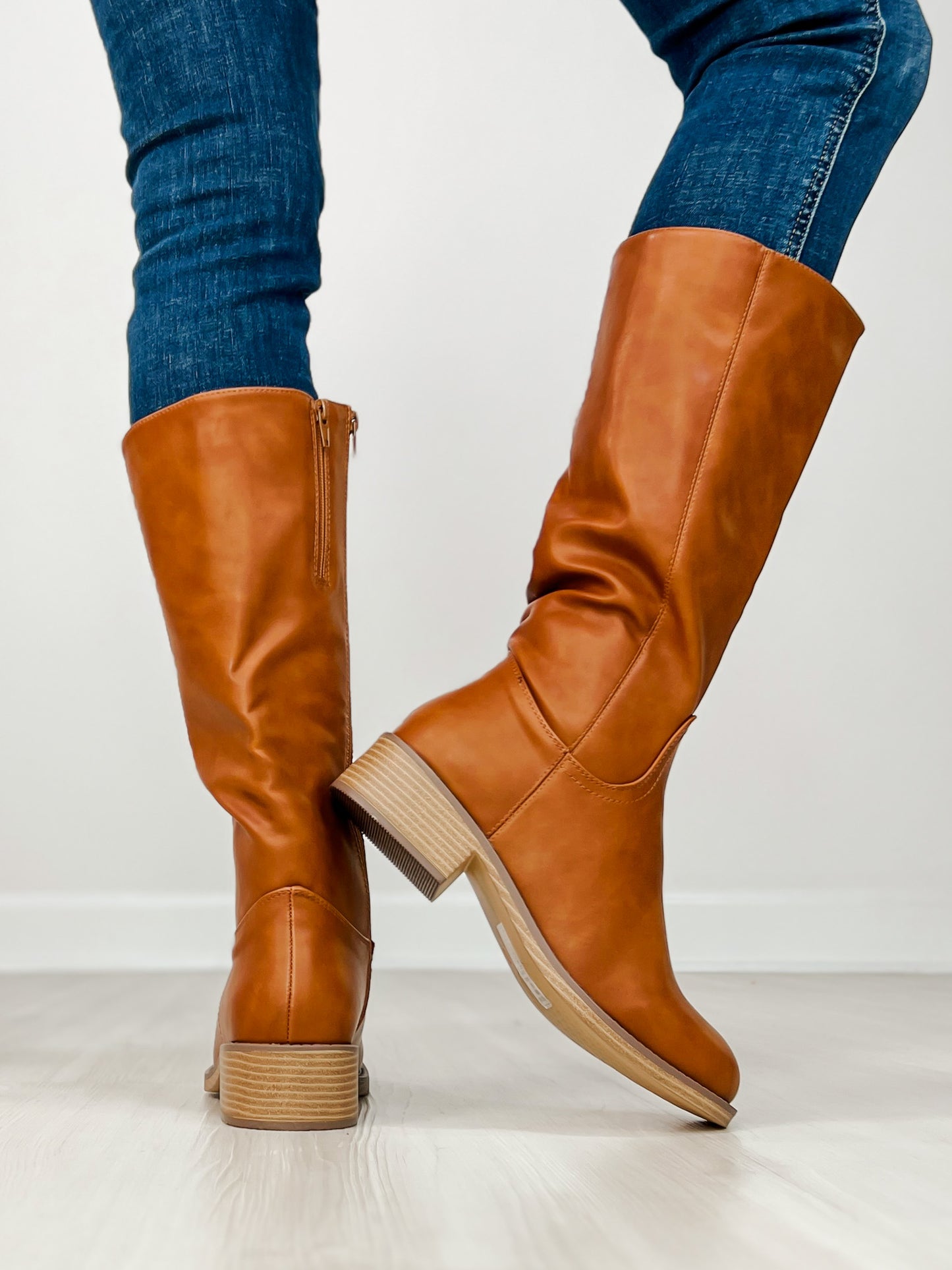 Pierre Dumas Paula Tall Boots in NEW TAN
