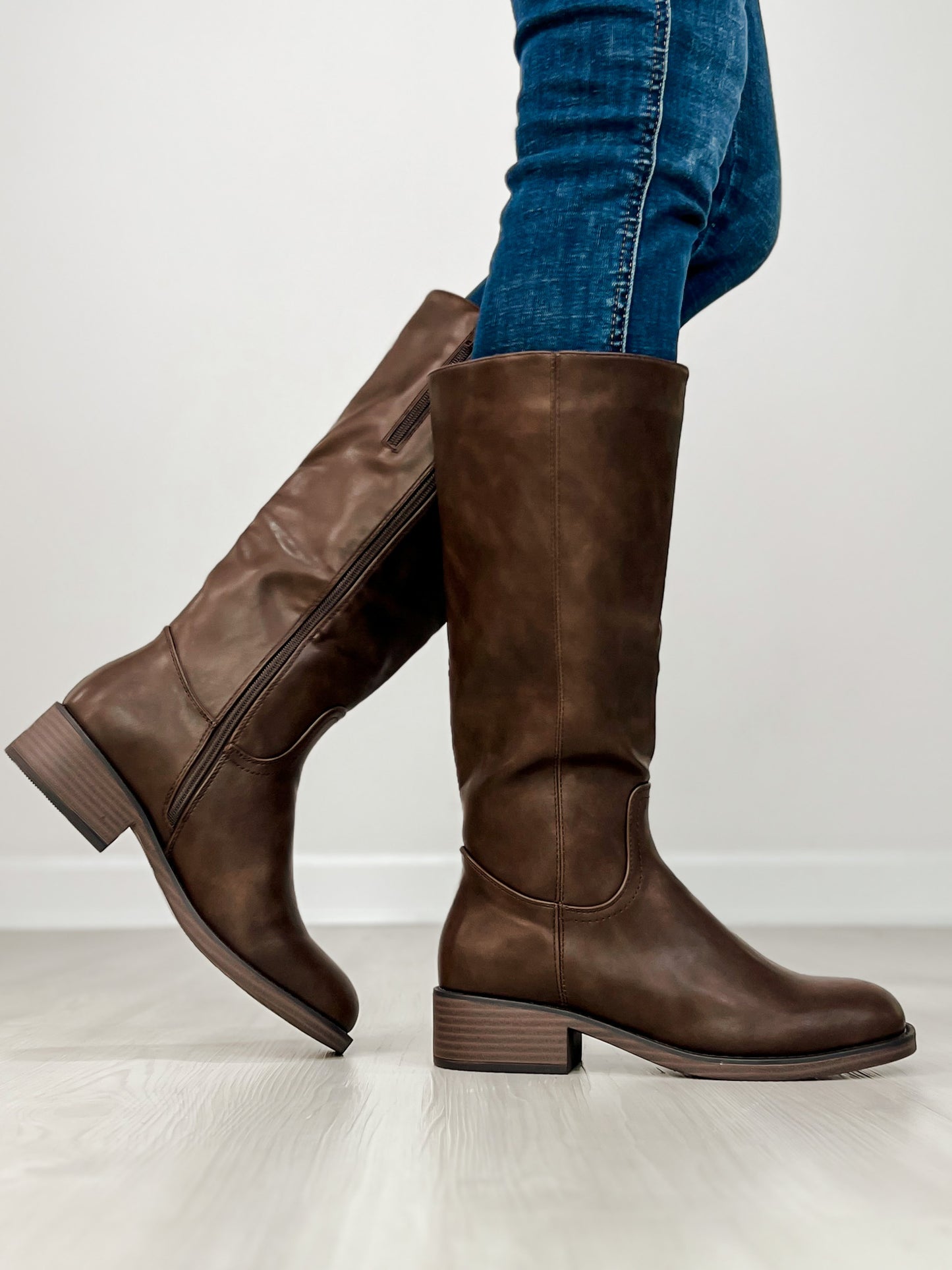 Pierre Dumas Paula Tall Boots in BROWN
