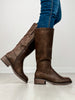 Pierre Dumas Paula Tall Boots in BROWN