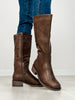 Pierre Dumas Paula Tall Boots in BROWN