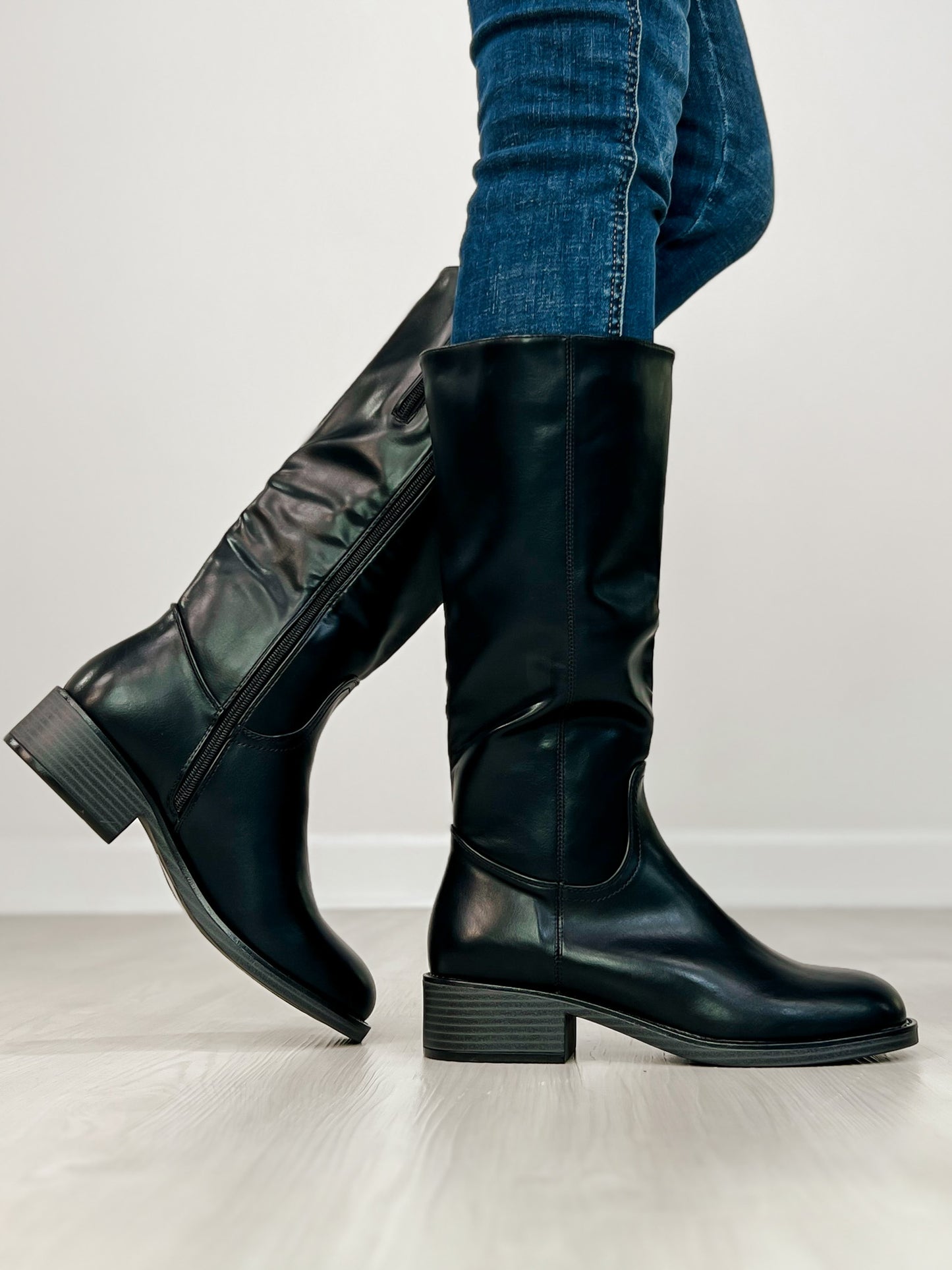Pierre Dumas Paula Tall Boots in BLACK