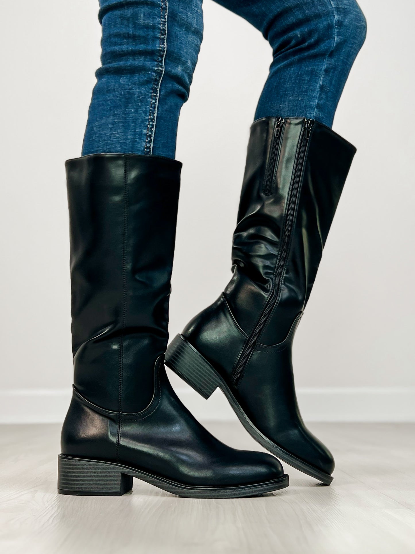 Pierre Dumas Paula Tall Boots in BLACK