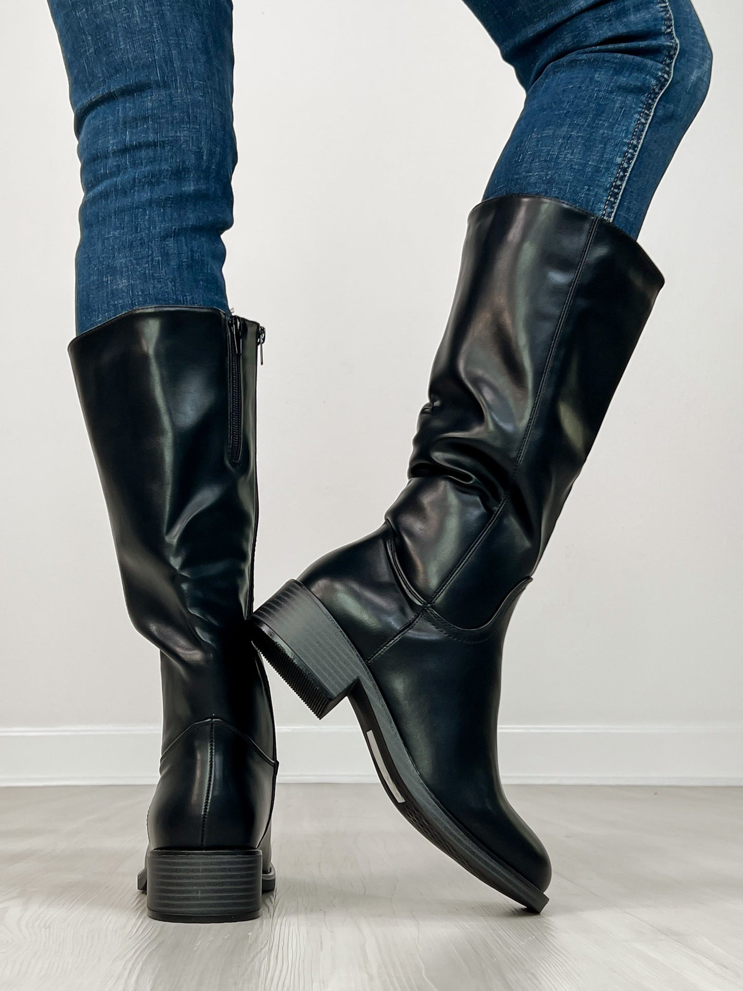 Pierre Dumas Paula Tall Boots in BLACK