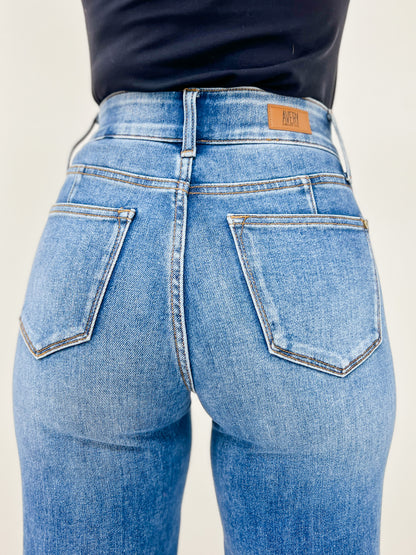 Avery Denim The Tailored Trouser - Classic Blue