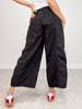 Elastic Waist Jogger Pants With Side Detail Ribbon Ties