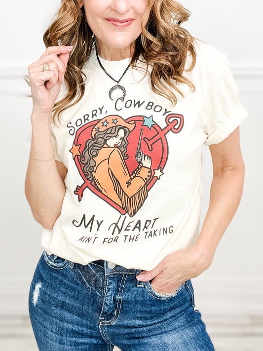 Sorry, Cowboy Graphic Tee