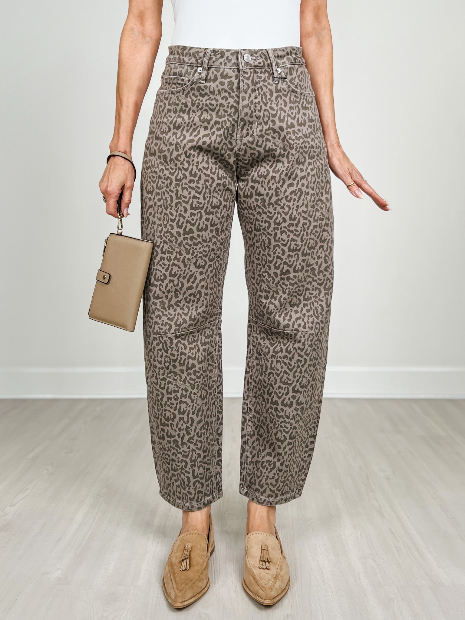 MICA Denim High Rise Straight - Tummy Tuck Ankle Barrel