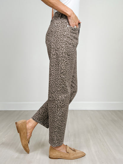 MICA Denim High Rise Straight - Tummy Tuck Ankle Barrel
