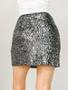 Sequin Mini Skirt