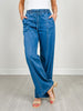 MICA Denim High Rise Wide Leg Denim Joggers