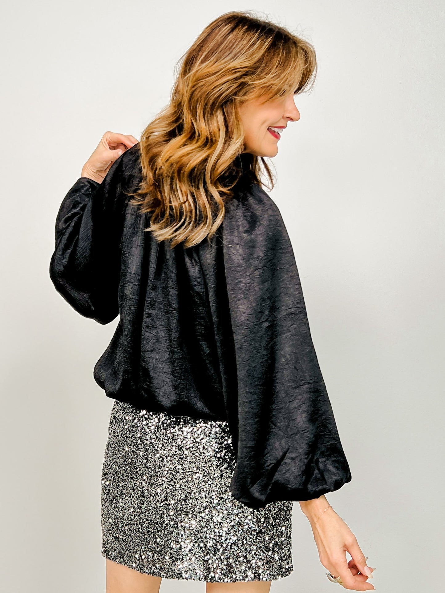 Sequin Mini Skirt