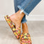 Coastal Bloom Embroidered Slip-Ons