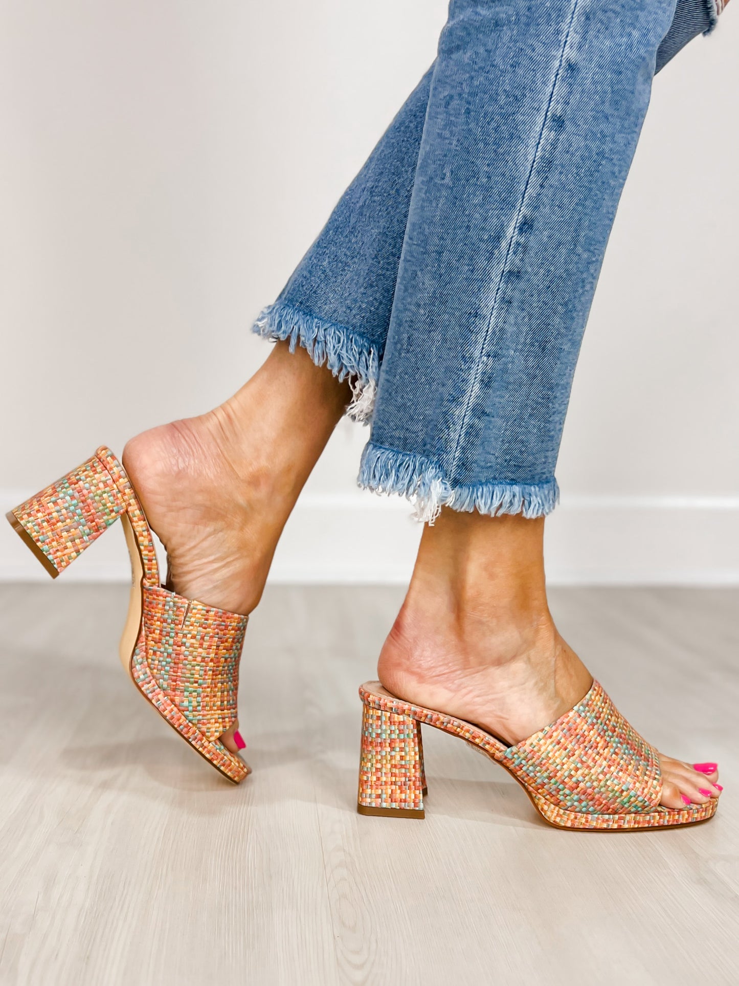 Trailblazer Vegan Leather Platform Mules