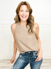 Too Much Fun Textured Sleeveless Top