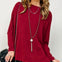 Luxe Relaxed Mock Neck Rib Sweater