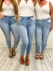 Vervet High Rise Slim Fit Straight Leg Jeans