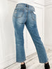 Special A "LILY" Mid-Rise Cropped Slim Bootcut Denim Jeans