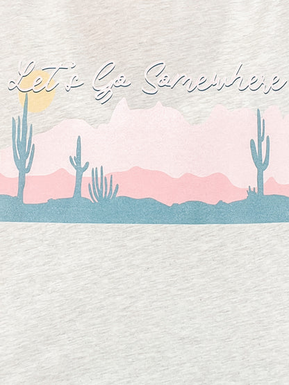 Let's Go Somewhere Graphic Tee