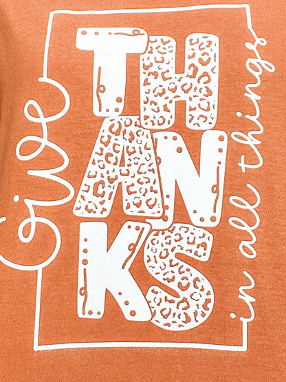 Give Thanks in All Things Graphic Tee