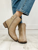 Pierre Dumas Jasper Bootie in Nude Croco