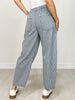 Relaxed Striped Drawstring Pants